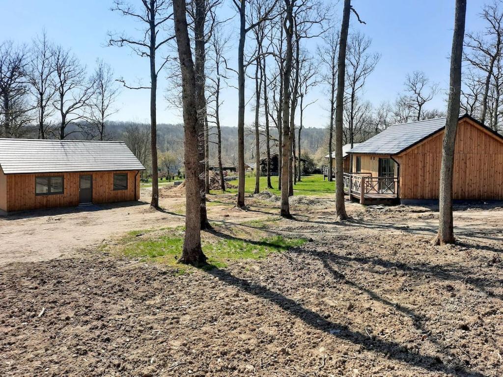 Cosy Chalet Near Durbuy In Nature Villa Somme-Leuze ภายนอก รูปภาพ